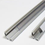 Profilo LED BASIC K1 Angolare ARGENTATO 1m