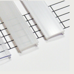 Coperchio MILKY 2m a CLICK per il profilo LED BASIC