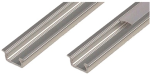 Profilo LED BASIC W2 da inasso ARGENTATO 1m