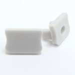 Chiusura laterale per il profilo LED BASIC N2 con il foro per il cavo- tutti i colori!