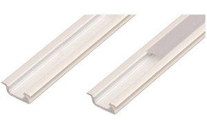  Profilo LED BASIC W2 da inasso BIANCO 1m