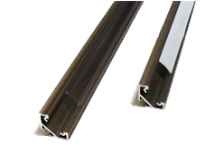  Profilo LED BASIC K1 Angolare INOX 1m