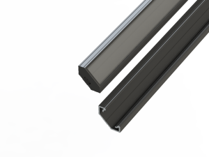 Profil LED narożny GLC1 4150mm czarny