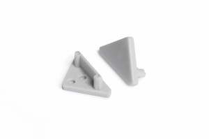 Zaślepka do profilu LED CABI12 pełna szary 