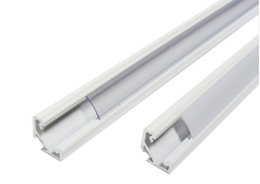 Profilo LED BASIC K1 Angolare BIANCO 1m