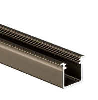 Profilo LED BASIC W3 da inasso INOX 1m