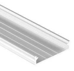 Profilo architettonico da superificie AS bianco 1m