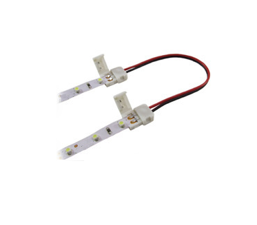 Złącze CLICK do taśmy LED 10mm 2 pin z przewodem