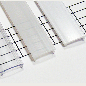 Klosz TRANSPARENTNY 1m wciskany do profili LED BASIC