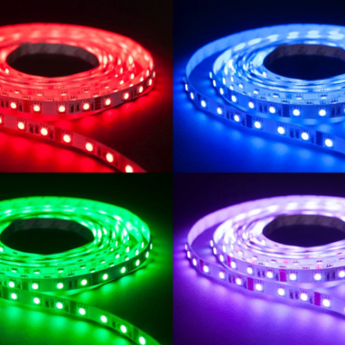 Taśma LED Economic wewnętrzna 300 SMD 5050 1m RGB