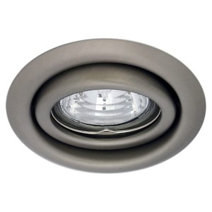 Porta faretti ad anello orientabile rotondo CROMO MAT - ARGUS CT-2115-C/M