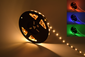 Striscia GERLED® Professional da interno 300 SMD 5050 1m RGBW - RGB + BIANCO CALDO