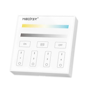 Panello da parete (telecomando) per dimmer 4-ZONE e BICOLOR