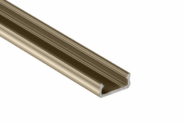 Profilo LED BASIC N4 da superficie INOX 2m