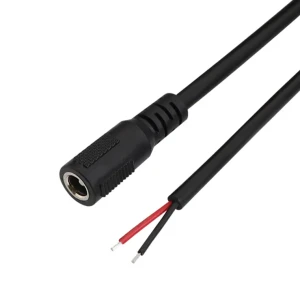 Female connector socket for power supply