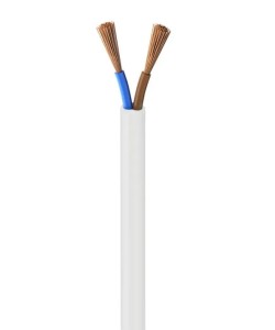 Przewód OMYp 2 x 0,75mm BIAŁY 1m 230V 