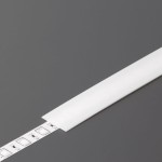 Klosz "B" wsuwany mleczny 1m