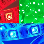 Economic waterproof LED strip 300 SMD 5050 1m RGB