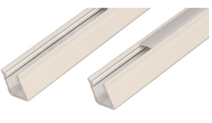 Profilo LED BASIC N3 da superficie BIANCO 2m
