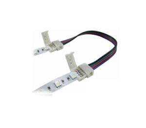 CLICK connector for LED strips 10mm 4 pin with cable