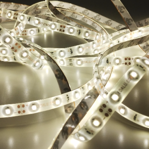 Striscia LED ECONOMY impermeabile 300 SMD 3528 1m BIANCO CALDO